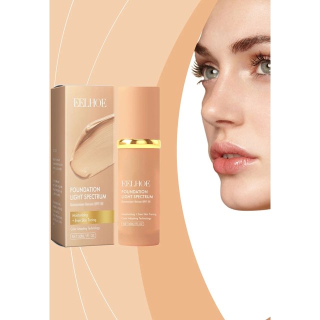 4 in 1 Liquid Foundation Concealer Full Coverage Long Lasting Waterproof Professional Makeup for Dark Circles And Blemishes