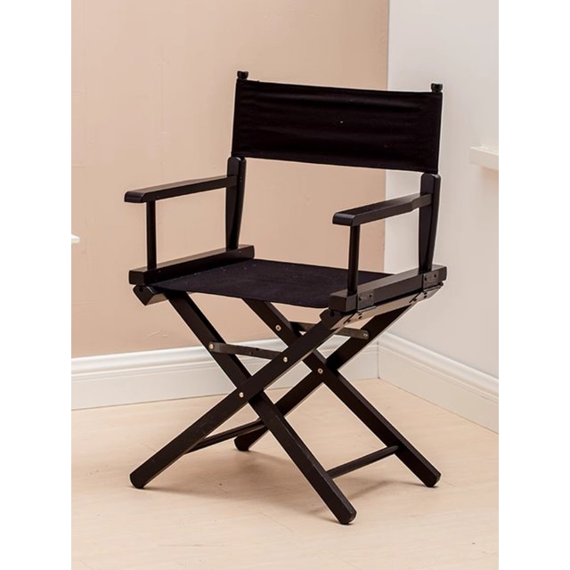 Director's Solid Wood Folding Chair Canvas Portable Chair with Backrest Quick-Fold Frame for Photography Makeup Chairs Furniture