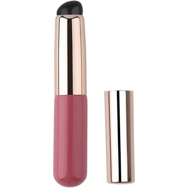 Silicone Lip Brush With Cover Cap Concealer Brush Like Fingertips Q Soft Lipstick Makeup Brushes Round Head No Broken