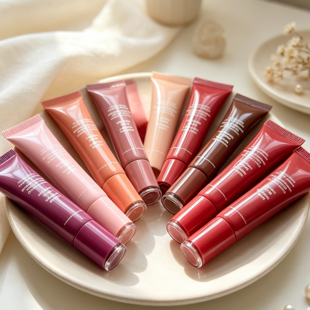 Hot Sale Lane New Lip Glowy Lightweight Hydration Lip Balm Gloss Tint Shea Butter Honey Donut Lipstick Makeup Lip Mask Care