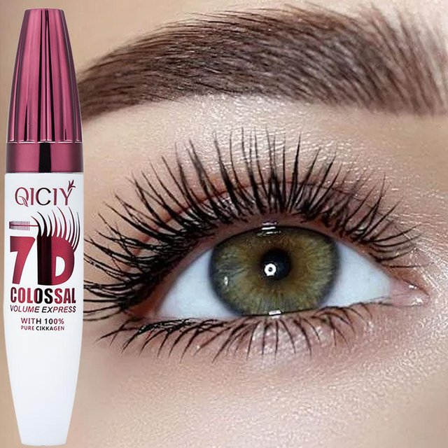 7D Waterproof Mascara Thickening Lengthening Liquid Fiber Curling Long-lasting Curly Eyelash Extension not smudge Cosmetics