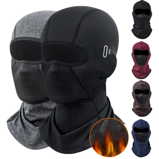 Thermal Winter Balaclava Cycling Full Face Mask Warm Outdoor Sports Motorcycle Ski Fishing Hunting Mask Fleece Scarf Cap Bandana