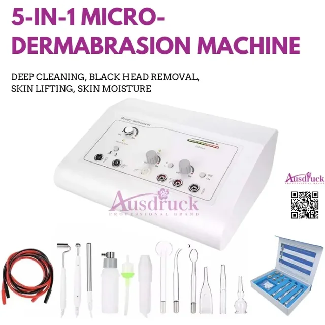 Arrival High Frequency Galvanic Machine Diamond Microdermabrasion Dermabrasion Peeling Skin Facial Care Device