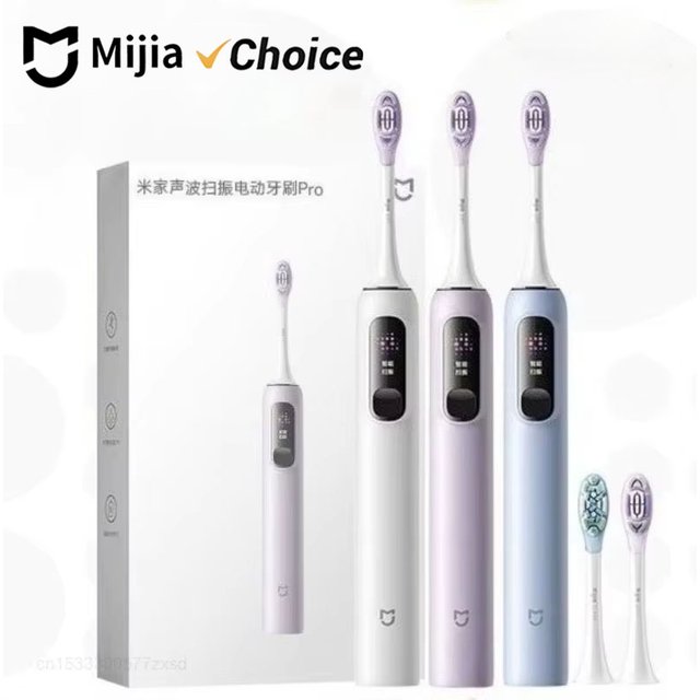 Mijia Oscillation Electric Toothbrush Pro,Smart 4 Modes,IPX8 Waterproof Sonic Vibration Toothbrushes,180-day Battery Life