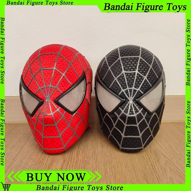 1:1 Tobey Mask Faceshell Detachable Lenses Mascara 3D Cosplay Mask Detachable Lenses Costumes Helmet Halloween Gift Ornament Toy