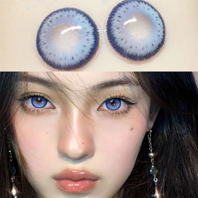 JeweLens Blue Color Contact Lenses Softlens for Eyes Lenses Cosmetic Eyecontacts with Myopia Fast Shipping
