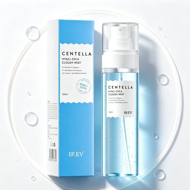 Centella Asiatica Facial Mist Spray 100ml Hyaluronic Acid Niacinamide Refreshing Moisturizing Nourishing Daily Face Care Toner
