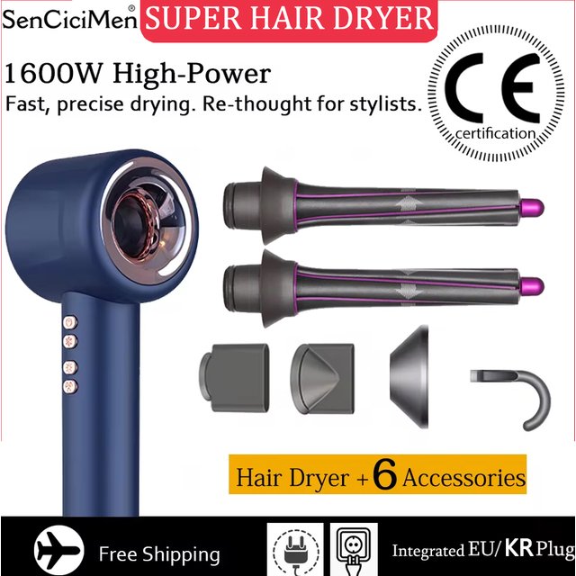 Super Hair Dryer 220V Leafless Hair dryer Personal Hair Care Styling Negative Ion Tool Constant Anion Electric Hair Dryers
