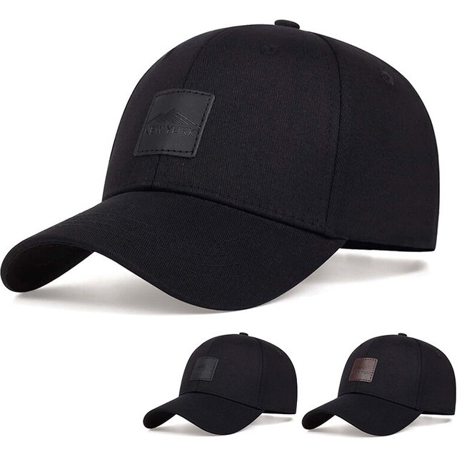 Unisex NEW York Leather Label Snapback Baseball Caps Spring and Autumn Outdoor Adjustable Casual Hats Sunscreen Hat