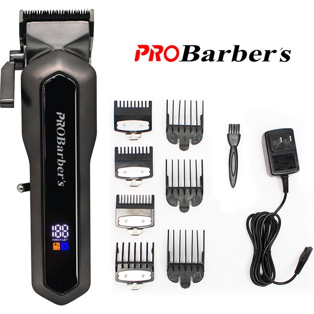 Hot Sell Wireless Hair Clippers Low Noise Professional Hair Trimmer USB Hair Trimming Machine for men With Comb