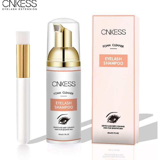 Lash Super Concentrate Mousse Eyelash Shampoo Gentle Cleansing Grafting Foam Extension l Makeup Tools Supplies Shampoo Brush Set