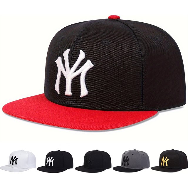 Unisex Letter Embroidery Hip-hop Hats Spring Autumn Outdoor Adjustable Casual Baseball Caps Trucker Caps Sunscreen Hat