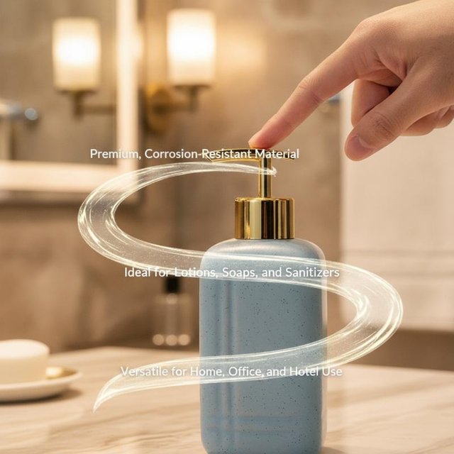 28 Teeth Gold Silver Soap Dispenser Pump Hand Shampoo Bottle Pump Bathroom Press Head Lotion Pump Head Liquid Lotion Accessor