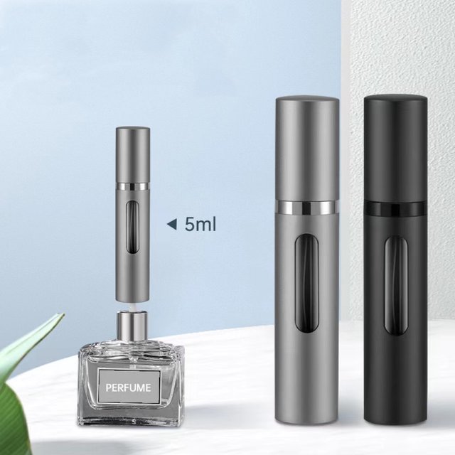 Bouteille de parfum rechargeable en verre de 8ml, avec pompe à parfum en Spray, conteneurs cosmétiques vides portables de voyage, Mini bouteille atomiseur de pulvérisation