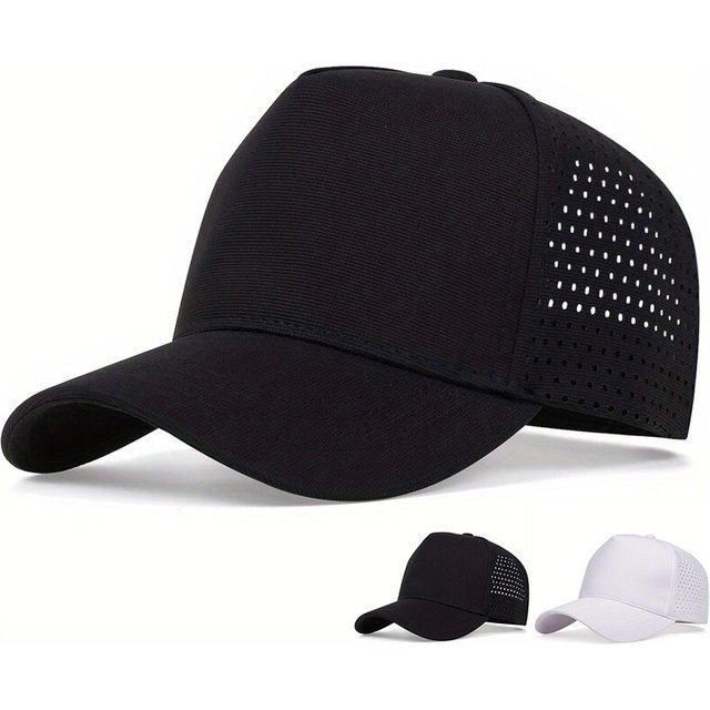 Unisex Solid Color Breathable Baseball Caps Spring and Summer Outdoor Adjustable Casual Hats Sunscreen Hat