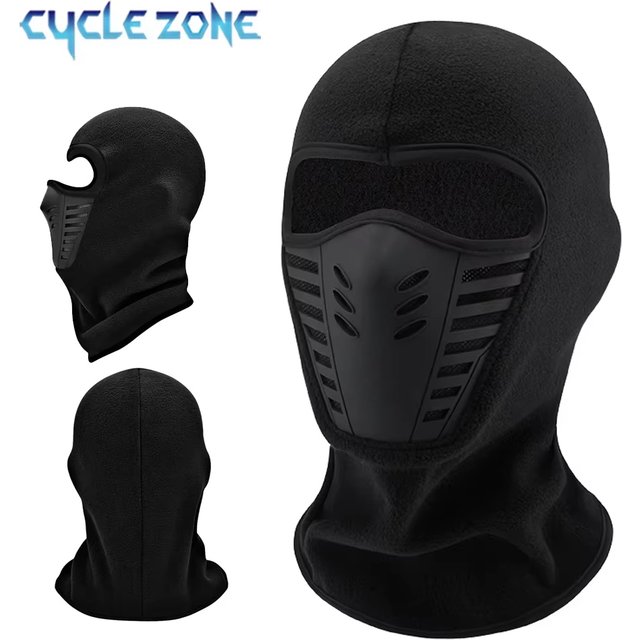 Winter Outdoor Cycling Full Face Mask Windproof Dustproof Keep Warm Face Cover Ski Head Cover Motorcycle Riding Balaclava Cap