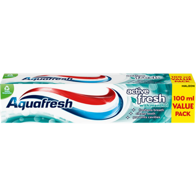 Aquafresh Active Fresh Menthol Toothpaste - 100 ml