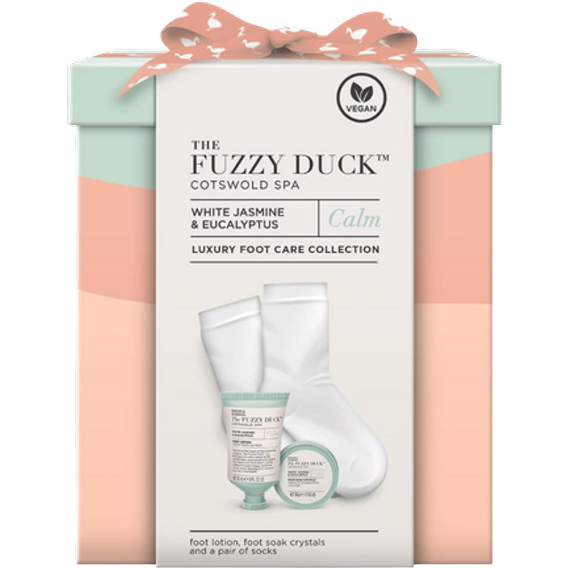 Baylis & Harding The Fuzzy Duck Cotswold Spa White Jasmine & Eucalyptus Calm Luxury Foot Care Collection