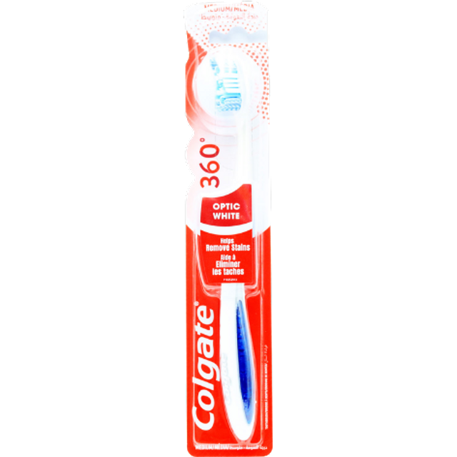 Colgate 360° Optic White Medium Toothbrush