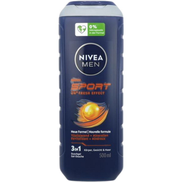 Nivea Men Sport Fresh Effect 3-i-1 Duschgel - 500 ml