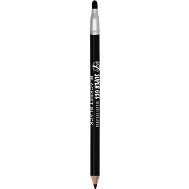 W7 Super Gel Deluxe Blackest Black Eyeliner Pencil