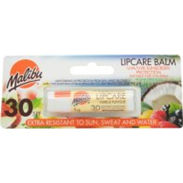 Malibu Lip Care Lip Balm SPF30 4g - Vanilla