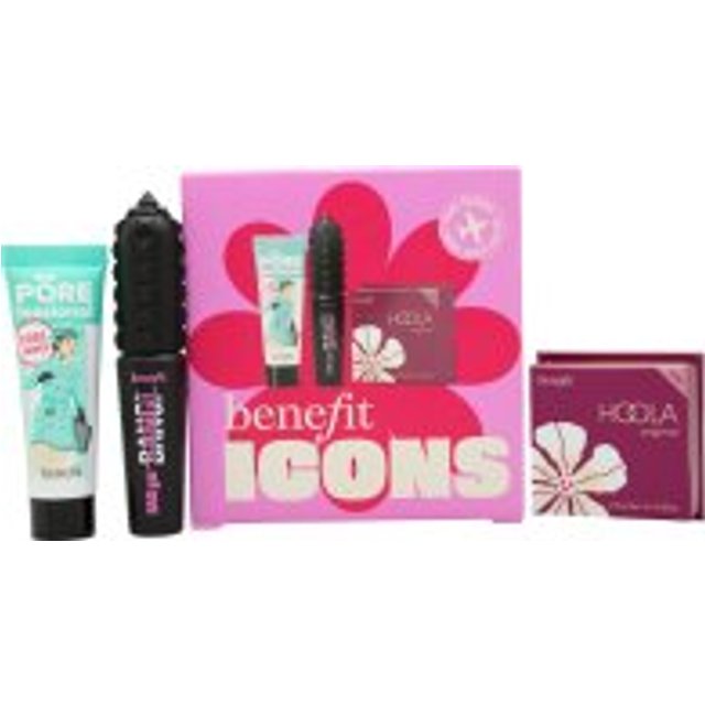 Benefit Icons Gift Set 7.5ml POREfessional Primer + 4ml BAGgal BANG! Mascara - Intense Pitch Black + 2.5g Matte Bronzer
