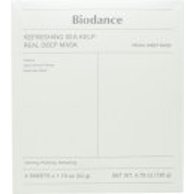Biodance Refreshing Sea Kelp Real Deep Mask - 4 x 34g