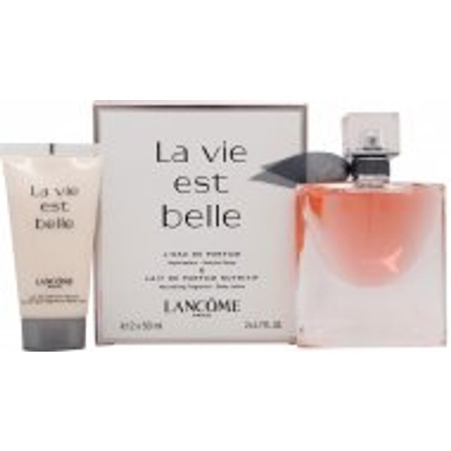 Lancome La Vie Est Belle L'Eau de parfum Gift Set 50ml Spray + 50ml Body Lotion
