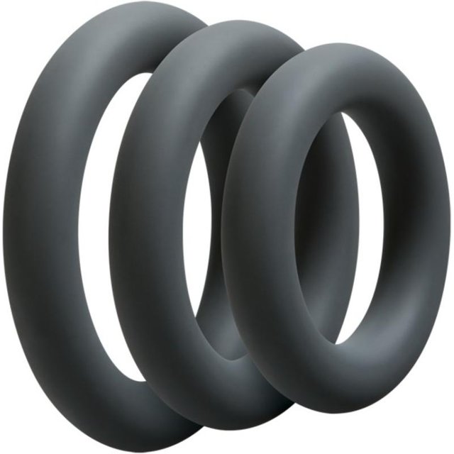- OptiMALE 3 C-Ring Set Épais - Gris