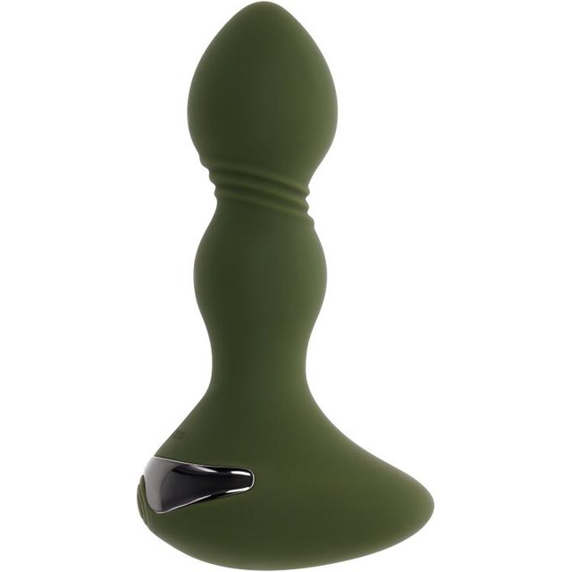 Evolved - Plug anal vibrant de 12 cm - Vert