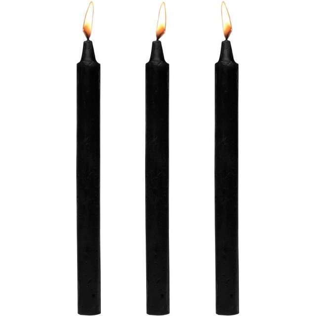 - Dark Drippers Bougies à Gouttes Fétichistes - Noir