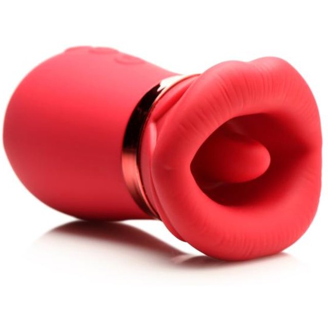 LICKGASM - Stimulateur Clitoridien Kiss Me More Succion, Vibration & Bais