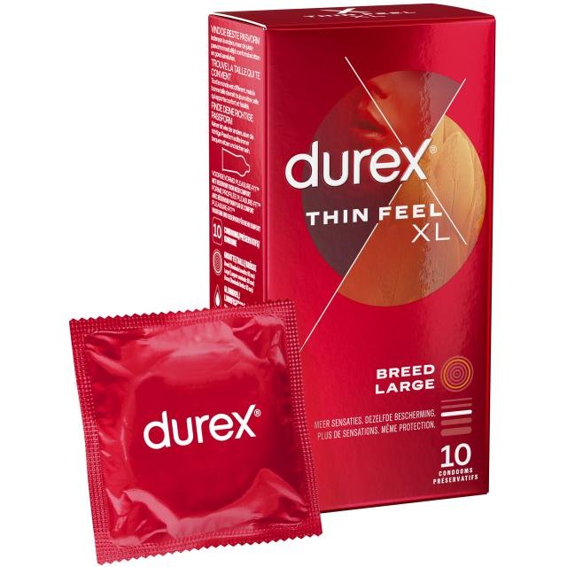 - Préservatifs Thin Feel XL - 10 pièces