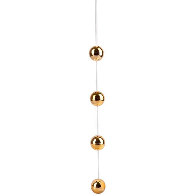 Boules vaginales dorées