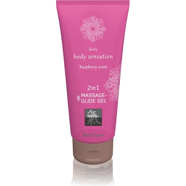 - Gel de massage et lubrifiant à la framboise - 200 ml 3