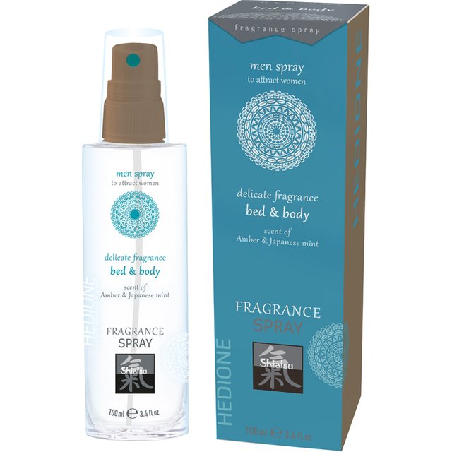 Parfum de lit et de corps de phéromone pour hommes - Ambre et menthe japona