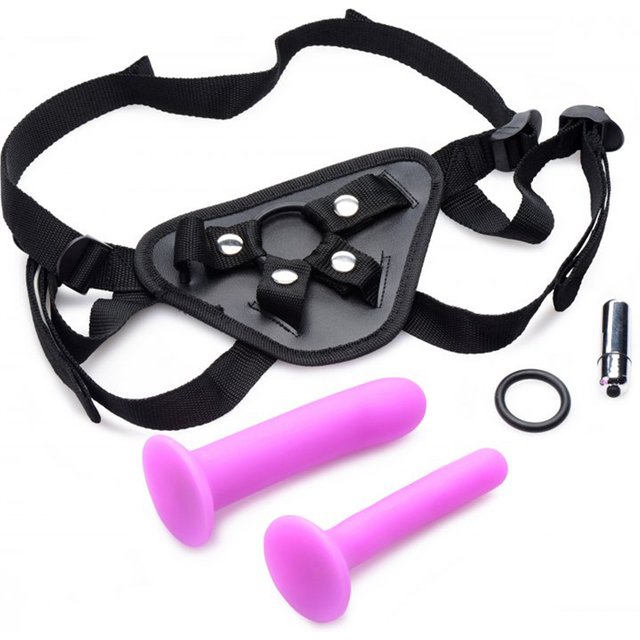 Kit strap-on vibrant Double-G Deluxe