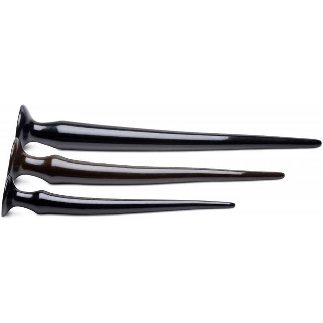 Lot de plugs anal d'entraînement extrême en silicone 3