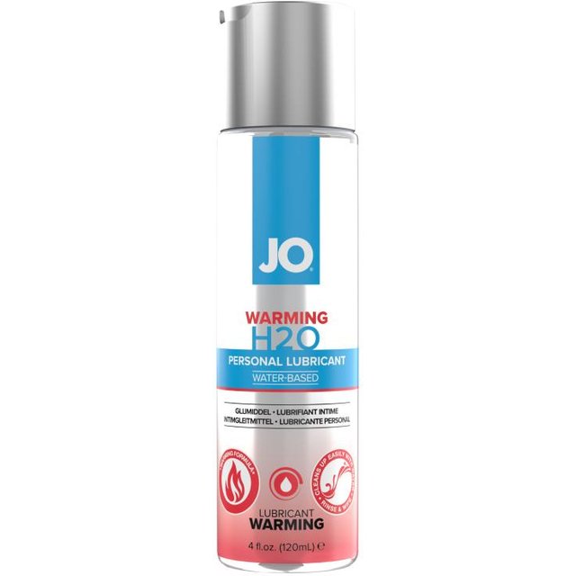 Lubrifiant réchauffant système Jo H2O - 120 ml 4