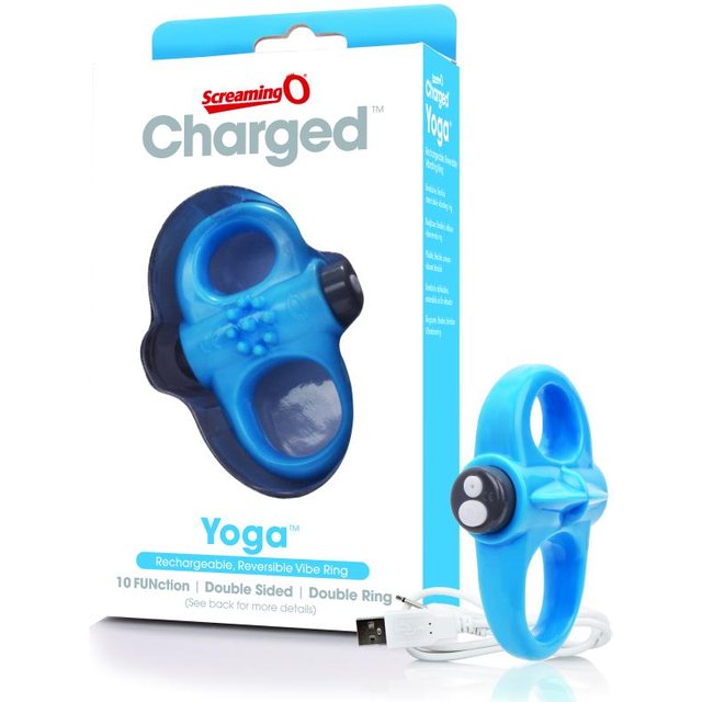 - Charged Yoga Vibe Ring Blue