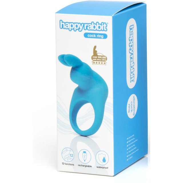 – Anneau Pénien Lapin – Rechargeable Vibrant – Bleu