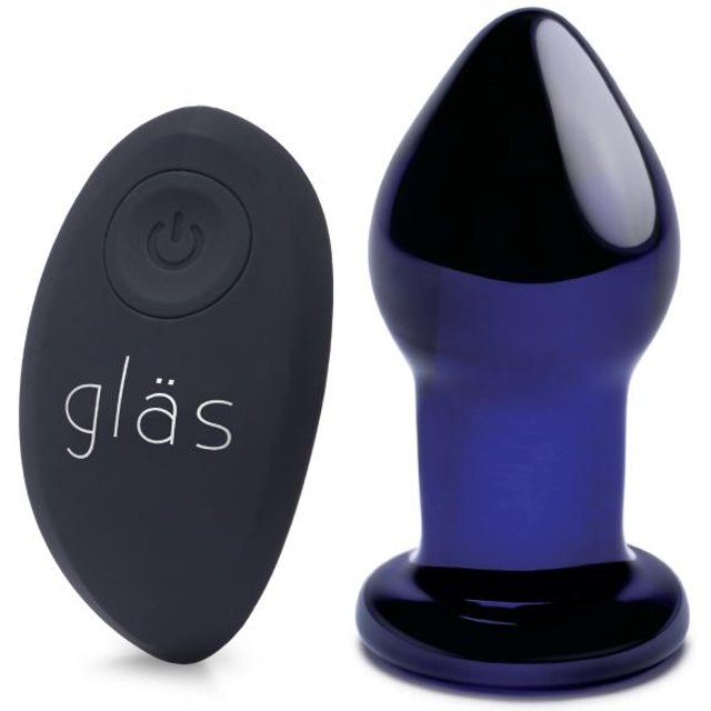 Glas - Rechargeable Remote Controlled Vibrating Butt Plug