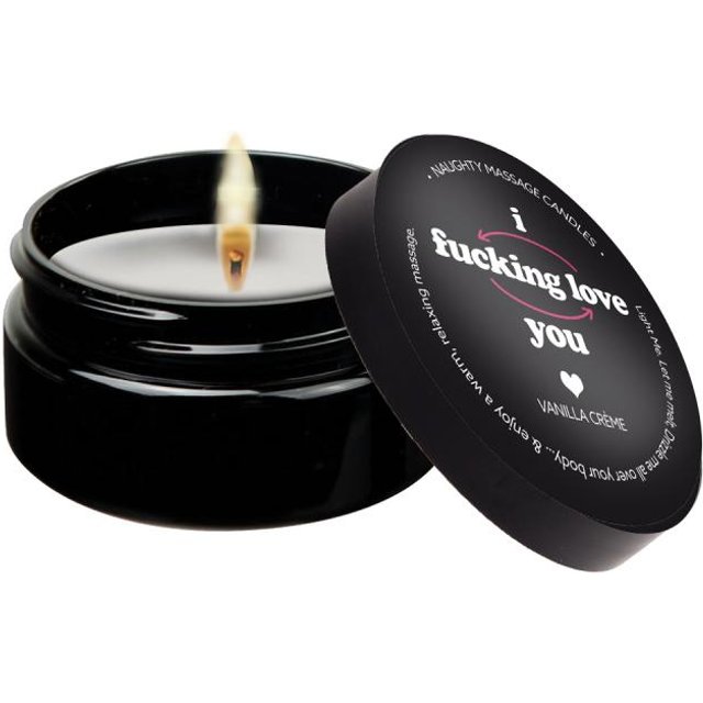 Kama Sutra - Mini Massage Candles (6-Pack) I Fcking Love You