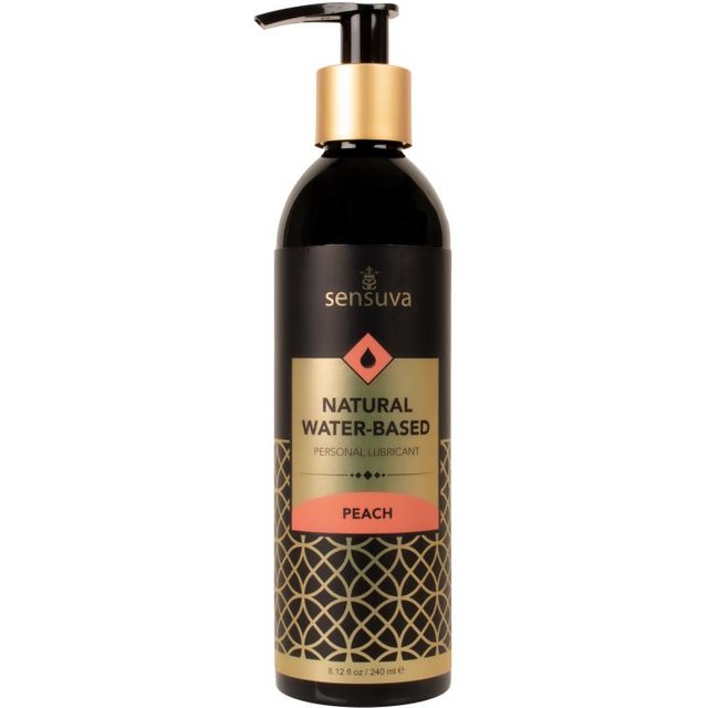 - Natural Water-Based Personal Lubricant Peach 240 m
