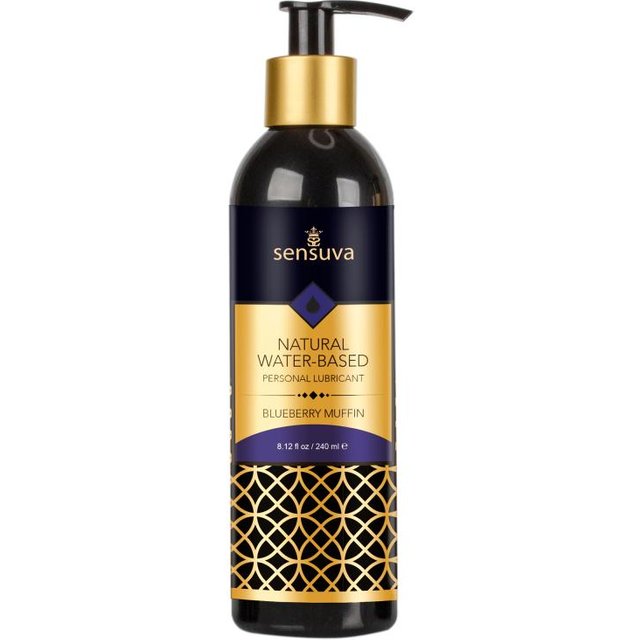 - Natural Water-Based Personal Lubricant Blueberry M