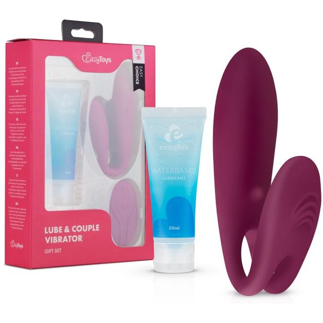 - Coffret vibromasseur télécommandé pour couple - Pourpre