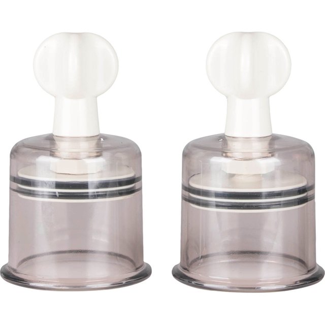Ventouses de clitoris et tétons, Taille L, 2 pièces
