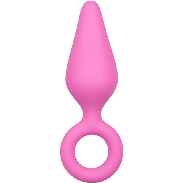 EasyToys - Plug anal rose avec anneau - Small