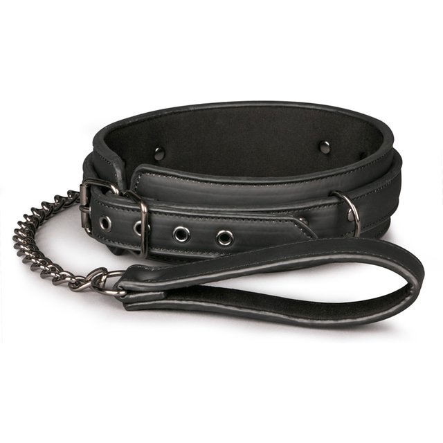 EasyToys - Collier fétichiste avec laisse - Noir